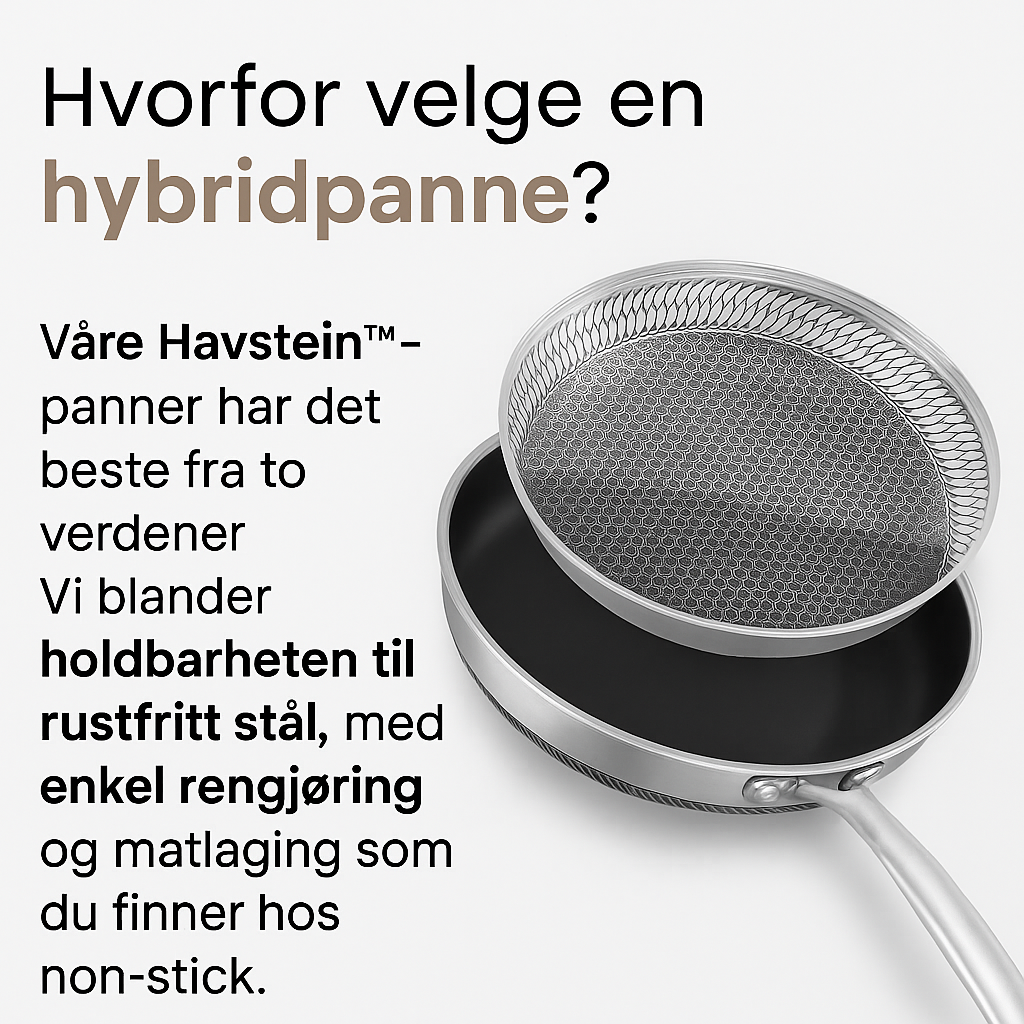 Havstein™ - Hybridpanne
