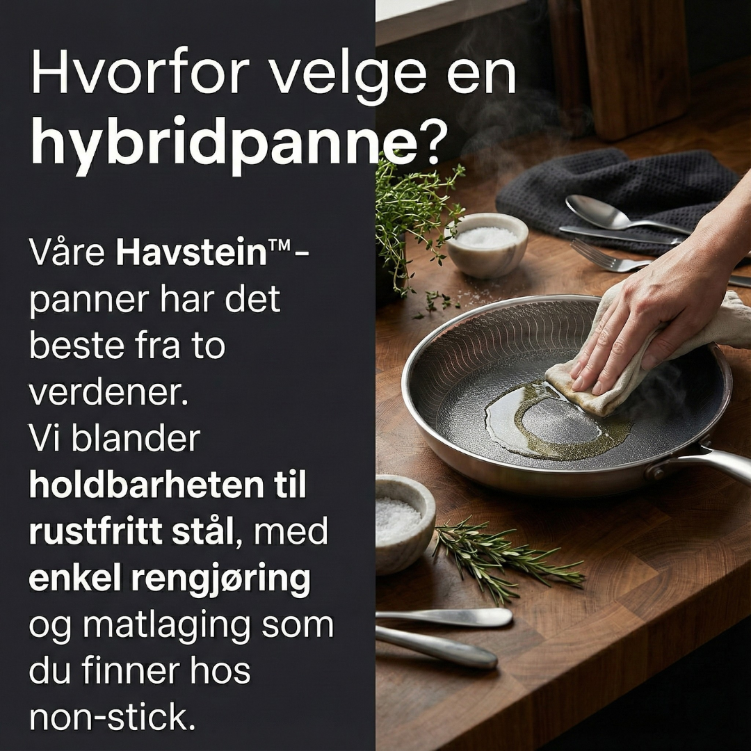 Havstein™ - Hybridpanne
